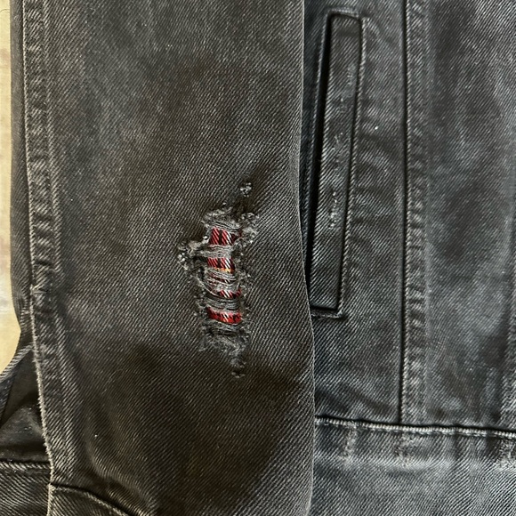 The Kooples Denim Jacket with Removable  Faux-Fur Collar, M, Urban, Party, Retro - Picture 2 of 16